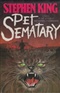 Pet Sematary Stephen King Book