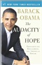 Audacity of Hope Barack Obama Book