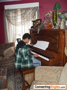 This is me playing piano, I love to play piano, it's just about my favorite thing to do