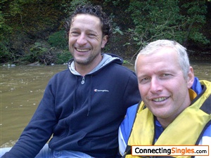 with a freind of my in a boat in Belgium (I have grey hair, hahah)