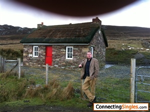 outside a wee hoose in achill