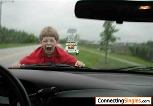 For those of you with children who misbehave while you are driving, creating serious safety and discipline issues...here is a solution that works very well.  Please note radar detector speed display.