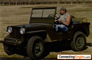 Restored World War II Jeep