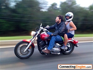 This is me taking a friend for a ride