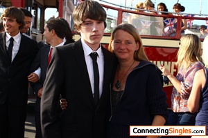 me and my eldest son at his prom