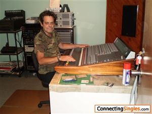 Control Room Recording Studio.