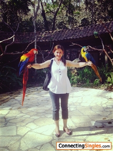 It was in a birds park, In Mayan Copan