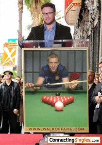 obviously im not seth rogan lol im the one with the snooker balls