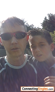 Playing football with my little nephew jack in the lovely sun:-)