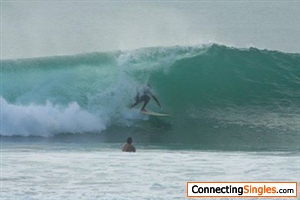 me surfing in bali...