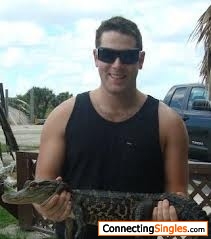 Me Holding a gator
