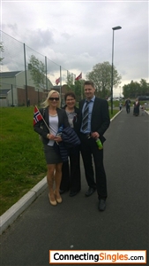 My mom, sister and myself celebrating 17th of May. Norways national day.