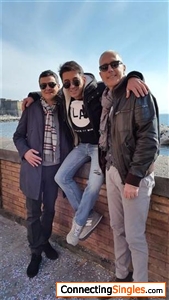 This photo is dated february 2015 and made in Napoli Im the one in the middle