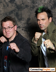 I am with the original green ranger Jason David Frank at Denver Comic con 2014