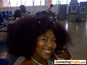 My birthday last year at the airport going to Old Providence