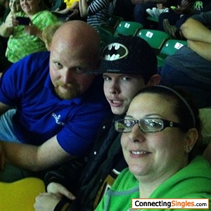 me and my parents at a baylor basketball game
