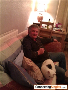 george with cat