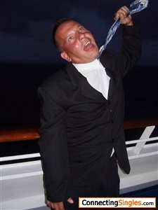 Me hating my suit on a cruise in the Caribbean