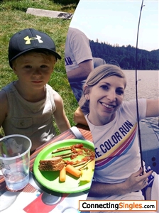My eldest daughter & my youngest grandson! All about softball and fishing, camping, hunting...