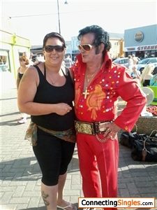love this pic of me and an elvis impersonator 2 years ago