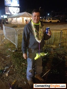 Was in Alabama from Mardi Gras Only one bad thing happened I lost my gator in the urinal my necklace broke Haha