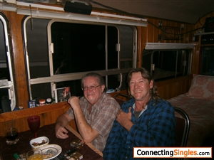 me on the right in my motor home in queensland