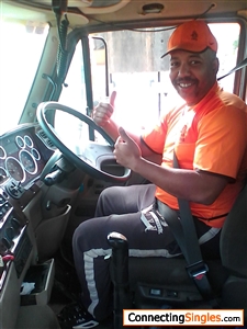 truck driving with my dutch soccer colours