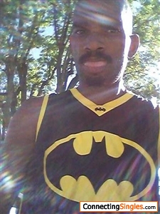 I love batman so Im wearing a batman jersey