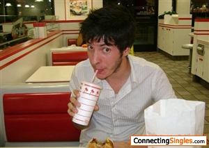 First time eating In N Out when I lived in Hollywood It was great