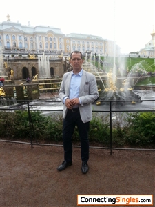 On visit in St Petersburg
