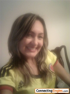 Supporting my Colombian Soccer Team