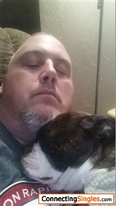 My dog she likes to snuggle with her pop