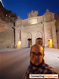 Me in Valletta, in The Victory Gate