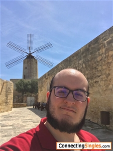 In front of a windmill in Zurrieq