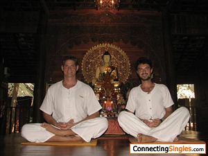 Meditating in Thailand