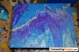 This is the type of art i make :) #AcrylicPouring