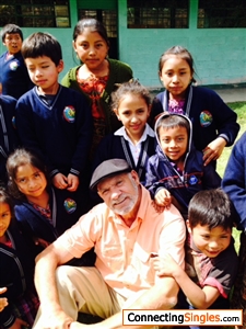 With some kids in Guatemala in a school that I helped to support