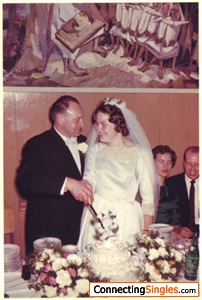 My mother and father on there wedding day.