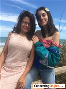 Here with my beautiful daughter in FL, USA