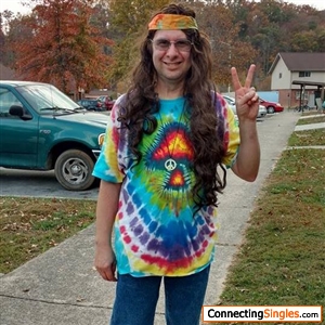 Me as a hippie for halloween