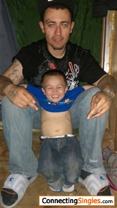 Me and my son Kaleb just hangout.hes my everything.