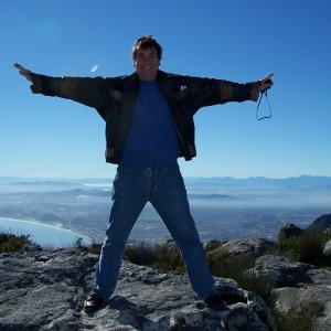 on top of the world  ( Table Mountain )  S Africa