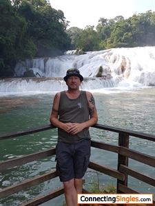 Agua azul waterfall Mexico, Sep 2019