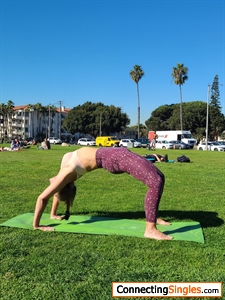 A perfect Winter Solstice (12/21/2020) in paradise. Yoga on the Bluff in Long Beach.