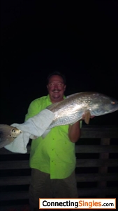 One of many redfish I've caught too big to keep.  Fun to reel in though!