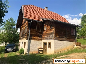 I have been a temporary husband to a Serbian woman. Husbond is a funny old Danish word, meaning house-peasant.

My temporary wife and I went on holidays around Balkan. This is "our" house in the wet