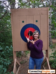 Axe throwing! It's so much fun. September 2022