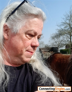 Outside with my horses