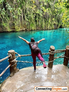 Enchanted River Surigao del sur Mindanao 
Vacation with the gang batch mate