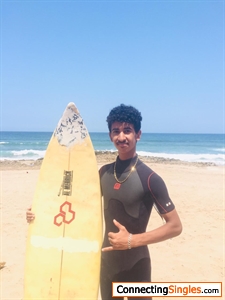 Beginner surfer